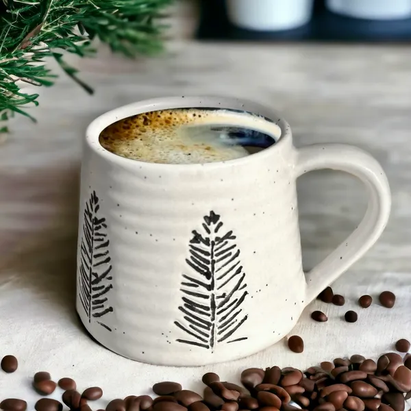 White_Handcrafted_Ceramic_Mug_(350ml)_|_Minimalist_Tea_&_Coffee_Cup