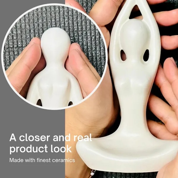 White_Ceramic_Thinker_Sculpture_Set_of_3_|_Yoga_Meditation_Minimalist_Showpieces