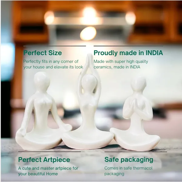 White_Ceramic_Thinker_Sculpture_Set_of_3_|_Yoga_Meditation_Minimalist_Showpieces