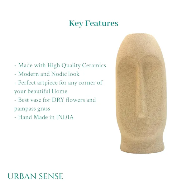 Matte_Black_&_Beige_Ceramic_Abstract_Face_Vase_Set_of_2_|_Modern_Decorative_Flower_Vases