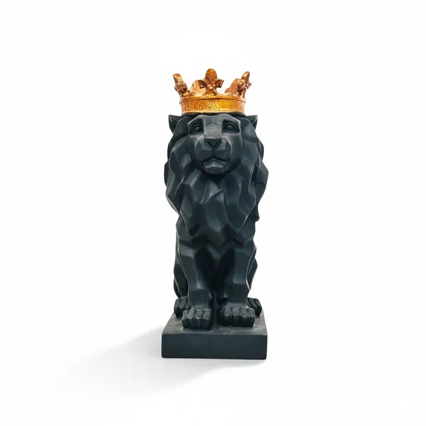 Majestic_King_Lion_Figurine_���_Black_&_Gold_Resin_Statue_by_Urban_Sense