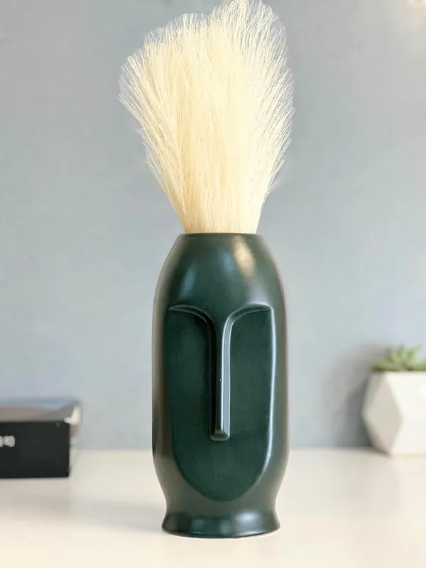 Matte_Black_Ceramic_Abstract_Face_Vase_|_Modern_Decorative_Flower_Vase_for_Home_&_Office