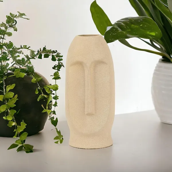 Beige_Ceramic_Abstract_Face_Vase_|_Modern_Decorative_Flower_Vase_for_Home_&_Office
