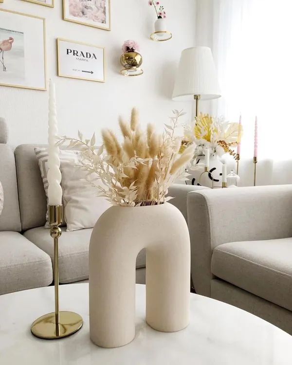 Beige_Ceramic_U-Shape_Vase_|_Minimalist_Modern_Decorative_Flower_Vase