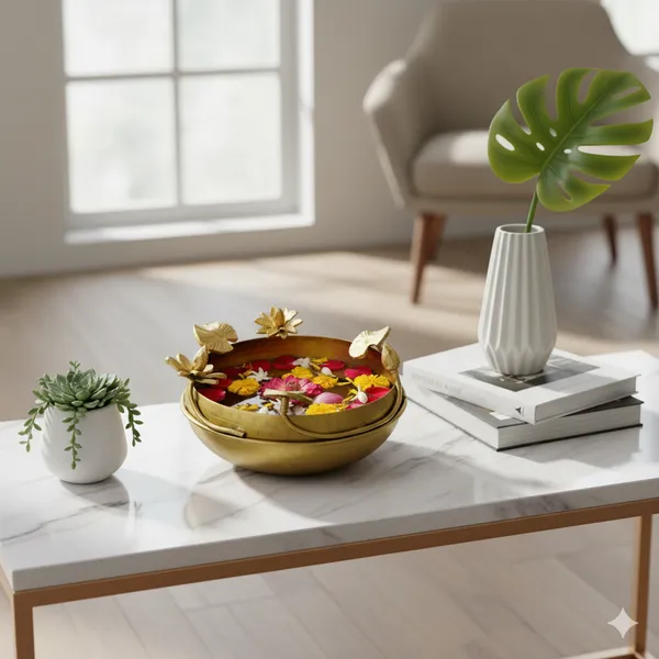 Urban_Sense_Golden_Lotus_Urli_Bowl_-_10-inch_Festive_Decor