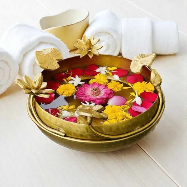 Urban_Sense_Golden_Lotus_Urli_Bowl_-_10-inch_Festive_Decor