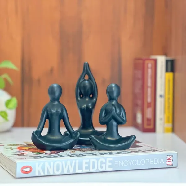 Yoga_Meditation_Thinker_Sculpture_Set_Of_3_|_Matte_Black_Minimalist_|_Ceramic