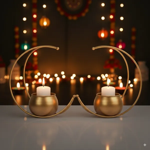 Set_of_2_Golden_Geometric_Metal_Flower_Vase_-_9_Inch_Decorative_Vase_for_Home_Decoration,_Center_Table,_Side_Table,_Living_Room,_Home_Office,_Perfect_Diwali_Gift_Item_(Golden_Pack_of_2)