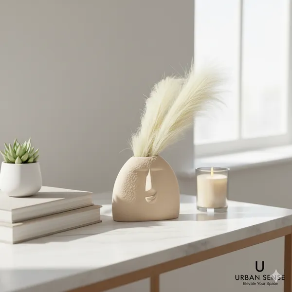 Beige_Ceramic_Smirking_Face_Vase_|_Modern_Decorative_Flower_Vase_for_Home_&_Office