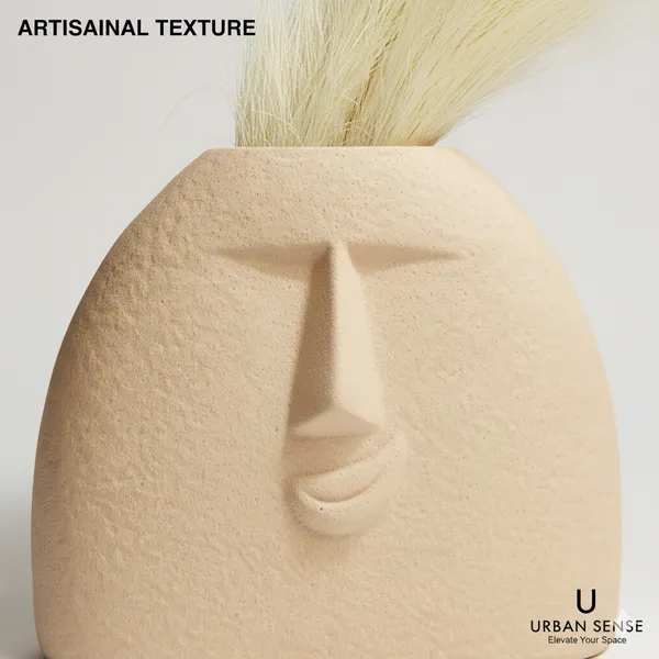 Beige_Ceramic_Smirking_Face_Vase_|_Modern_Decorative_Flower_Vase_for_Home_&_Office
