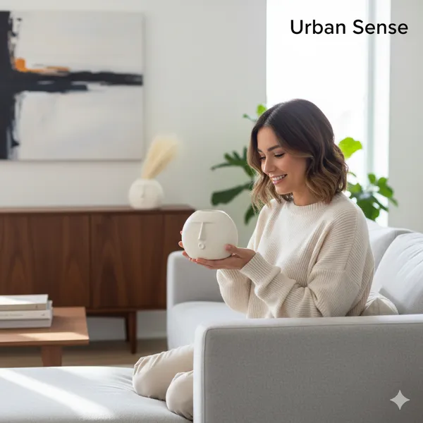White_Ceramic_Smirking_Face_Vase_|_Modern_Decorative_Flower_Vase_for_Home_&_Office