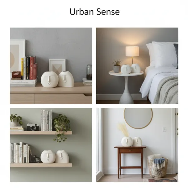 White_Ceramic_Smirking_Face_Vase_|_Modern_Decorative_Flower_Vase_for_Home_&_Office