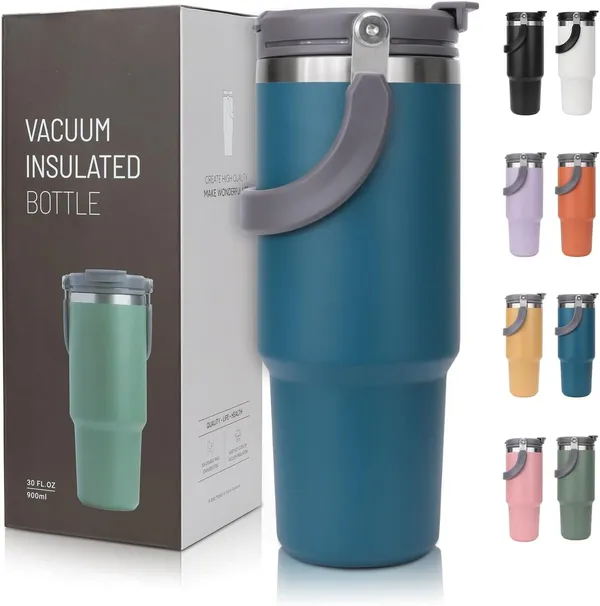 900ml_Blue_Stainless_Steel_Insulated_Tumbler_|_Double-Wall_Vacuum_Flask_for_Hot_&_Cold_Beverages
