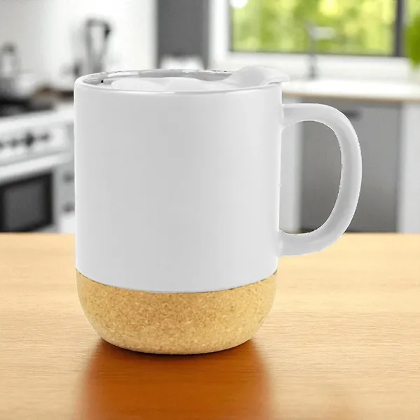 White_Ceramic_Mug_with_Cork_Base_(450ml)_|_Splash-Proof_Lid_|_Tea_&_Coffee_Cup