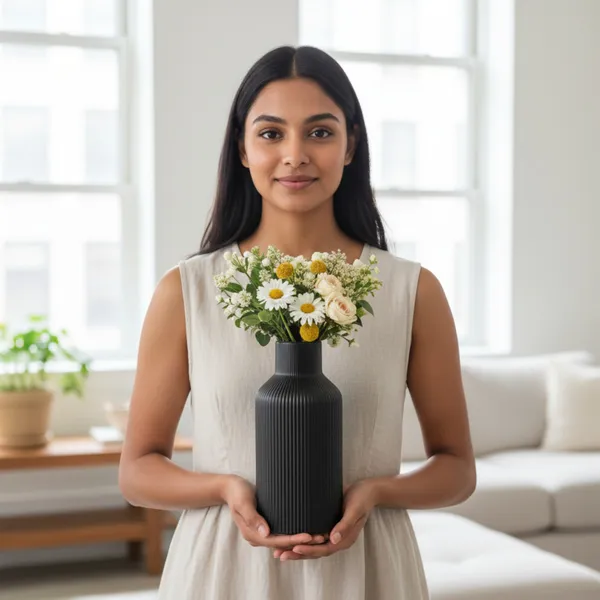 Black_Ceramic_Modern_Bottle_Vase_|_Nordic_Flower_Vase_for_Home_Decor_&_Table_Centerpiece