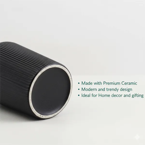 Black_Ceramic_Modern_Bottle_Vase_|_Nordic_Flower_Vase_for_Home_Decor_&_Table_Centerpiece