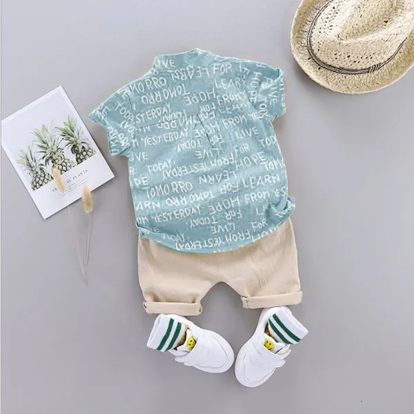 Sky-Blue_Cotton_Blend_Text_Print_Casual_Shirt_Shorts_For_Baby_Boys_&_Girls