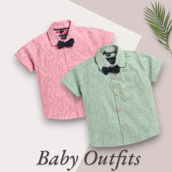 Pack_Of_2_|_Pink_&_Pista_Cotton_Blend_Casual_Printed_Half_Sleeve_Shirts_Baby_Boys_&_Girls