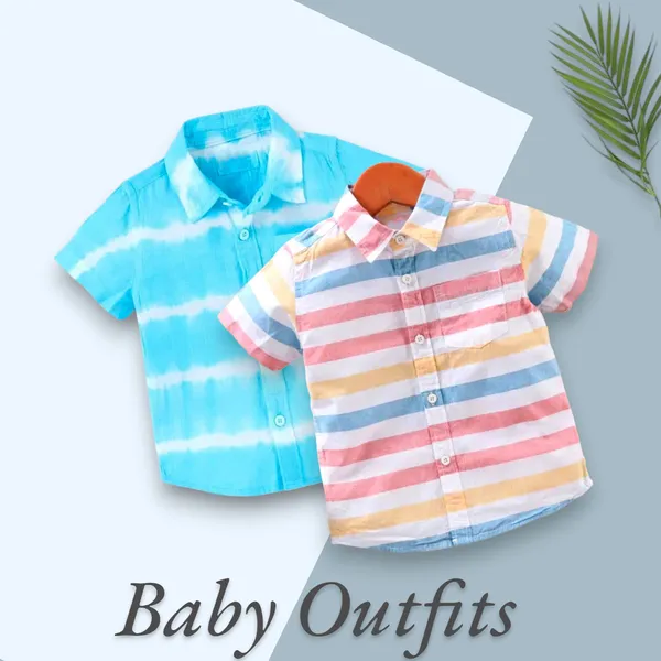 Pack_Of_2_|_Badal_&_Rainbow_Cotton_Blend_Casual_Printed_Half_Sleeve_Shirts_Baby_Boys_&_Girls