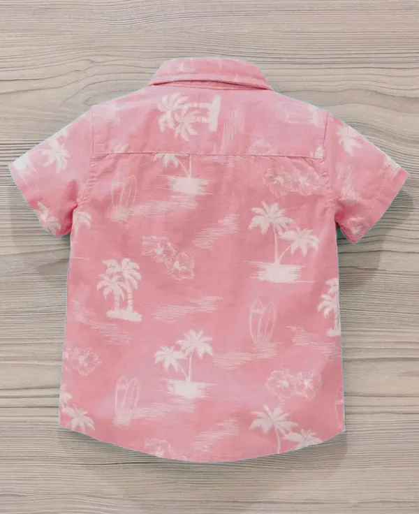 Pack_Of_2_|_Beachlook_Pink_&_Sky_Cotton_Blend_Casual_Printed_Half_Sleeve_Shirts_Baby_Boys_&_Girls