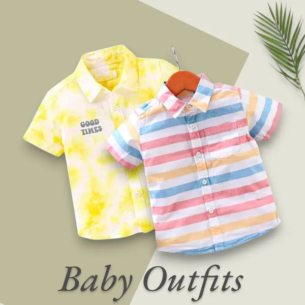 Pack_Of_2_|_Cloude_&_Rainbow_Cotton_Blend_Casual_Printed_Half_Sleeve_Shirts_Baby_Boys_&_Girls