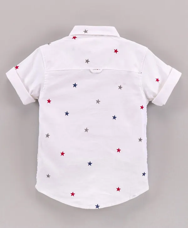 Pack_Of_2_|_T.Blue_&_Star_Cotton_Blend_Casual_Printed_Half_Sleeve_Shirts_Baby_Boys_&_Girls