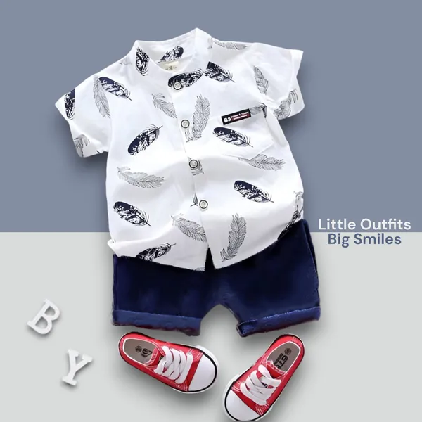 White-Blue_Cotton_Blend_Text_Print_Casual_Shirt_Shorts_For_Baby_Boys_&_Girls