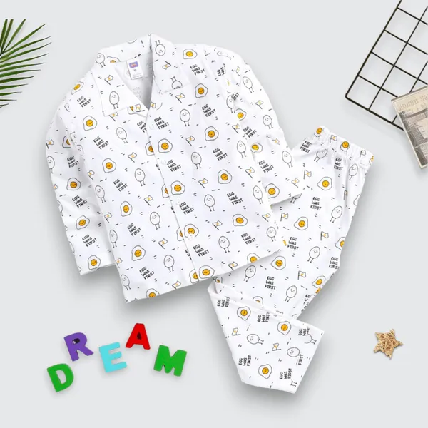 Multicolor_Nylon_Striped_Printed_Top_&_Pyjama_Set_For_Baby_Girls