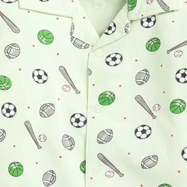 Light_Green_Nylon_Striped_Printed_Top_&_Pyjama_Set_For_Baby_Girls