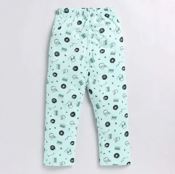Green_Nylon_Striped_Printed_Top_&_Pyjama_Set_For_Baby_Girls