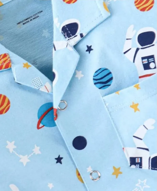 Multicolor_Nylon_Striped_Printed_Top_&_Pyjama_Set_For_Baby_Girls