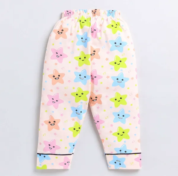 Multicolor_Nylon_Striped_Printed_Top_&_Pyjama_Set_For_Baby_Girls