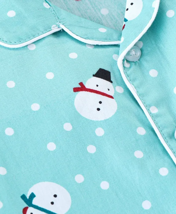 Multicolor_Nylon_Striped_Printed_Top_&_Pyjama_Set_For_Baby_Girls