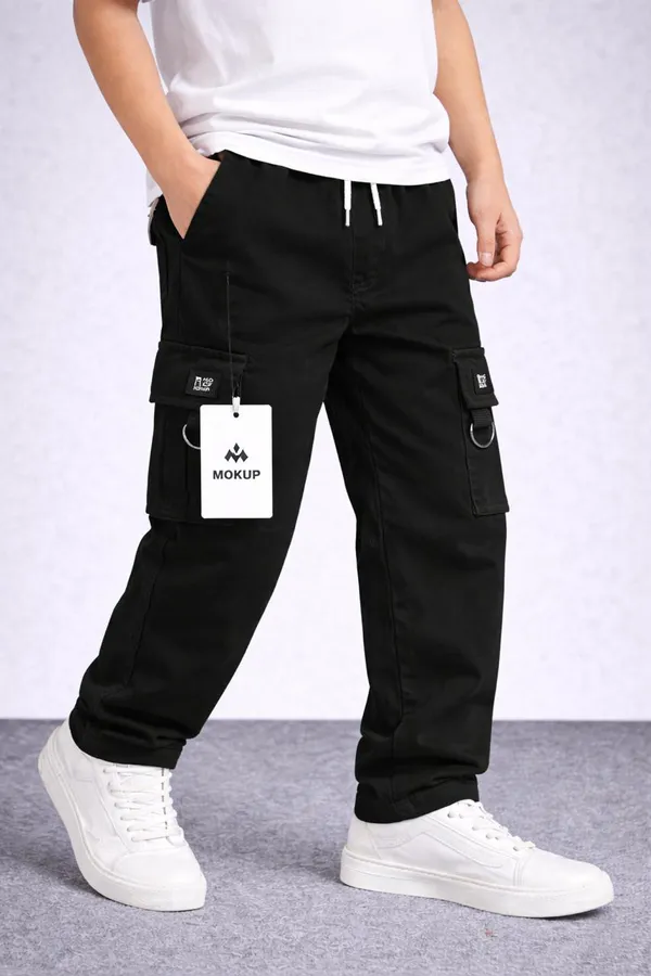 Premium_Kids_Boys_Ultra_Black_Cargo_Pants
