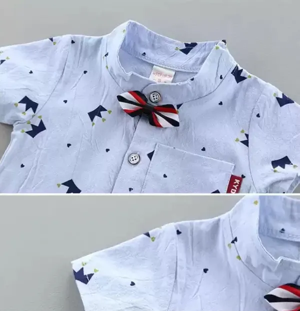 Sky_Cotton_Blend_Text_Print_Casual_Shirt_Shorts_For_Baby_Boys_&_Girls