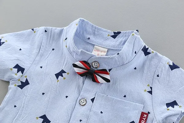 Sky_Cotton_Blend_Text_Print_Casual_Shirt_Shorts_For_Baby_Boys_&_Girls