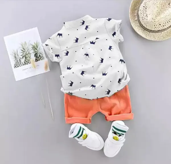 White-Fanta_Cotton_Blend_Text_Print_Casual_Shirt_Shorts_For_Baby_Boys_&_Girls