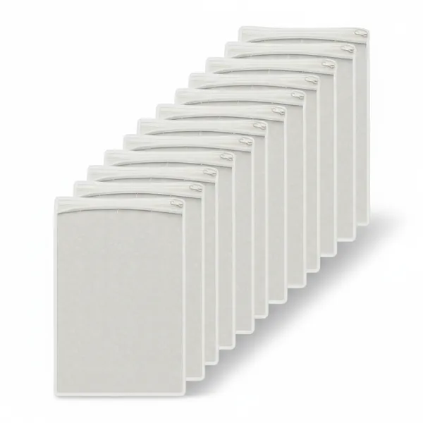 Pack_Of_12_White_Fabric_Storage_Organizer_Multi_Category_With_Zip_Closure