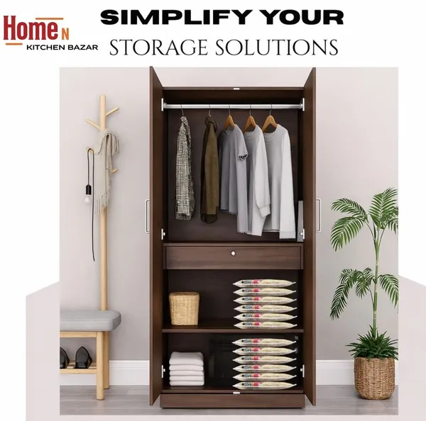 White_Fabric_Storage_Organizer_Multi_Category_With_Zip_Closure_(Pack_Of_10)