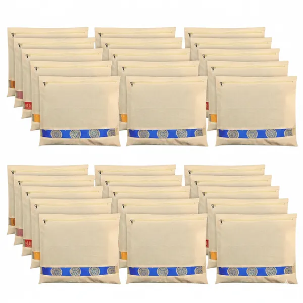Pack_of_30_Cotton_Saree_Storage_Bags_with_Zip_Closure_|_Wardrobe_Organizer_with_Transparent_Mesh_Window_(16.5_x_14.5_Inches)