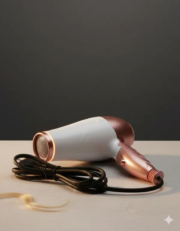 White_Hair_Dryer_For_Women_&_Men_With_Cool_Shot_Button_2_Speed/Heat_Settings_Travel_Friendly_Fast_Hair_Drying_Compact_Hair_Dryer