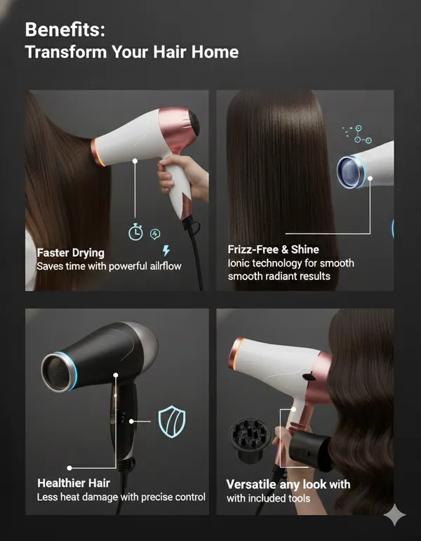 White_Hair_Dryer_For_Women_&_Men_With_Cool_Shot_Button_2_Speed/Heat_Settings_Travel_Friendly_Fast_Hair_Drying_Compact_Hair_Dryer