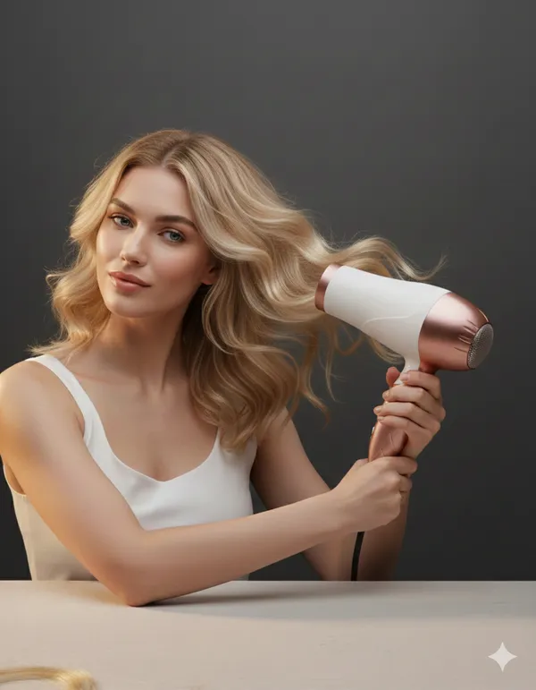 White_Hair_Dryer_For_Women_&_Men_With_Cool_Shot_Button_2_Speed/Heat_Settings_Travel_Friendly_Fast_Hair_Drying_Compact_Hair_Dryer