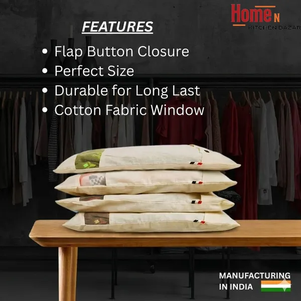 Beige_Cotton_Saree_Covers_With_Button_Closure_&_Net_Window_|_Heavyduty_Saree_Storage_Bags_(Pack_Of_18)