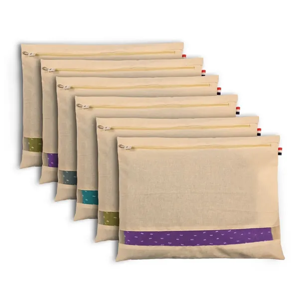 Beige_Cotton_Saree_Storage_Bags_With_Zip_Closure_|_Wardrobe_Organizer_With_Mesh_Window_(16.5_X_14.5_Inches)_(Pack_Of_6)