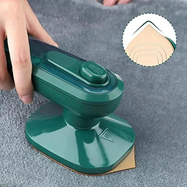 Green_Portable_Travel_Steamer_For_Clothes_Handheld_Mini_Iron_Dry_&_Wet_Ironing_Small_Size_Suitable_For_Outing_&_Home