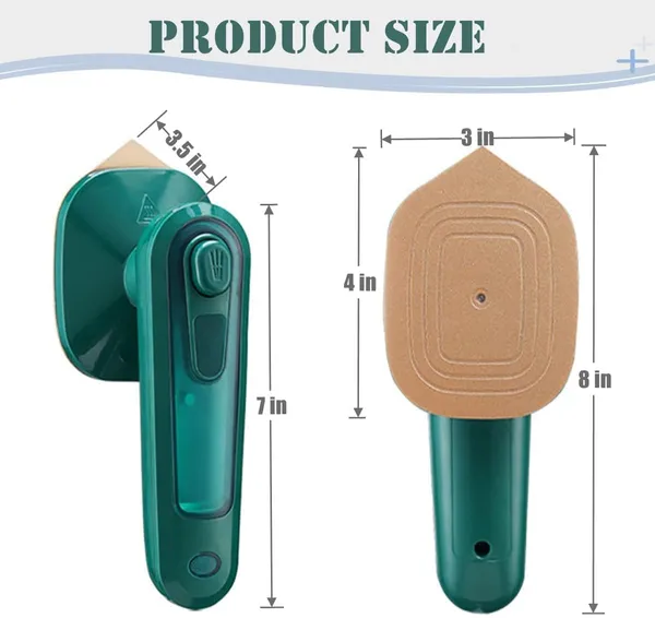Green_Portable_Travel_Steamer_For_Clothes_Handheld_Mini_Iron_Dry_&_Wet_Ironing_Small_Size_Suitable_For_Outing_&_Home