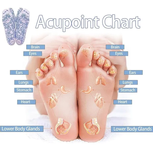 Reflexology_Socks_With_Trigger_Point_Massage_Tool,Foot_Pain_Relief_and_Acupressure_Reflexology_Foot_Massage_Socks_For_Women,Reflexology_Chart_of_Both_Sole_and_Instep_1_Pairs_(Women)