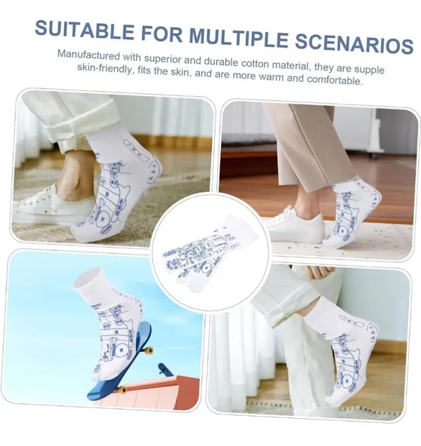 Reflexology_Socks_With_Trigger_Point_Massage_Tool,Foot_Pain_Relief_and_Acupressure_Reflexology_Foot_Massage_Socks_For_Women,Reflexology_Chart_of_Both_Sole_and_Instep_1_Pairs_(Women)