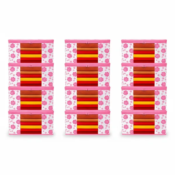 Pink_And_White_Home_Storage_Organizer_For_Seasonal_Clothing_Storage_Cover_Box_(Pack_Of_12)